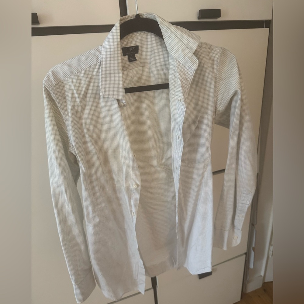 J. Crew Men's Light Checkered Shirt